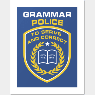 Grammar Police Posters and Art